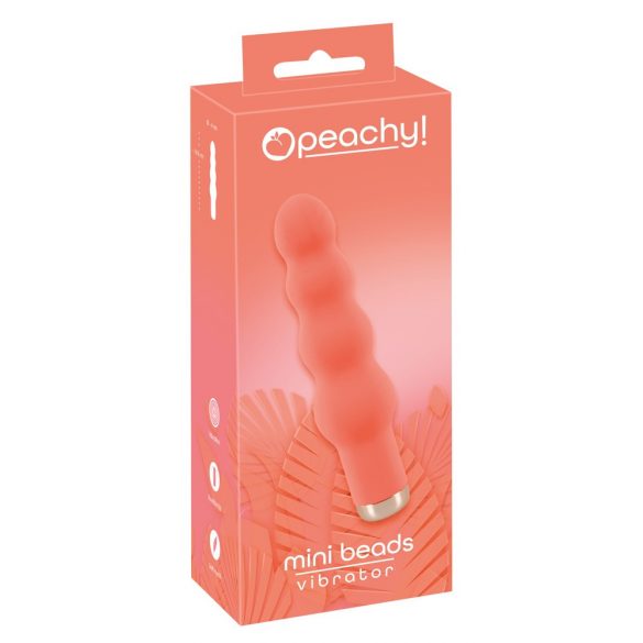 You2Toys peachy! mini beads - επαναφορτιζόμενος δονητής με χάντρες (ροδακίνι)