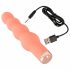 You2Toys peachy! mini mărgele - vibrator cu acumulator și mărgele (piersică)