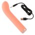 Vibratore per il Punto G ricaricabile mini "Peachy!" di You2Toys (color pesca)