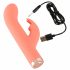 You2Toys peachy! mini rabbit - uppladdningsbar kanin vibrator (persika)