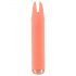 Peachy! Mini Bunny - Rechargeable Bunny Clitoral Vibrator (Peach)