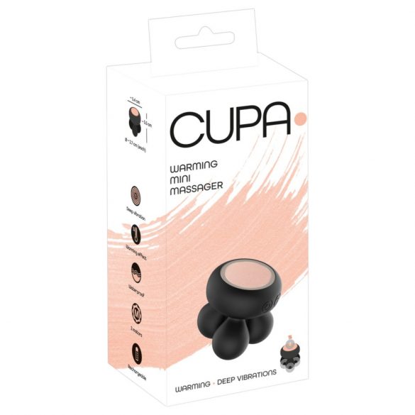 You2Toys CUPA Mini - podgrzewany wibrator z akumulatorem (czarny)