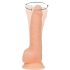 Naked Addiction Rotierender 8 - wiederaufladbarer Rotationsvibrator (20cm) - Naturfarben