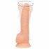 Naked Addiction Rotating 8 - brezžični vrtljivi vibrator (20 cm) - naravni