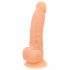 Naked Addiction Rotating 8 - brezžični vrtljivi vibrator (20 cm) - naravni