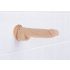 Naked Addiction Thrusting 9 - sterowany radiowo wibrator pchający - naturalny (23 cm)