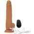 Naked Addiction Thrusting 9 - radijo valdomas stūminis vibratorius - tamsus (23cm)