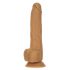 Naked Addiction Thrusting 9 - sterowany radiowo wibrator pchający - ciemny (23 cm)