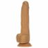 Naked Addiction Thrusting 9 - radiogestuurde, stotende vibrator - donker (23cm)