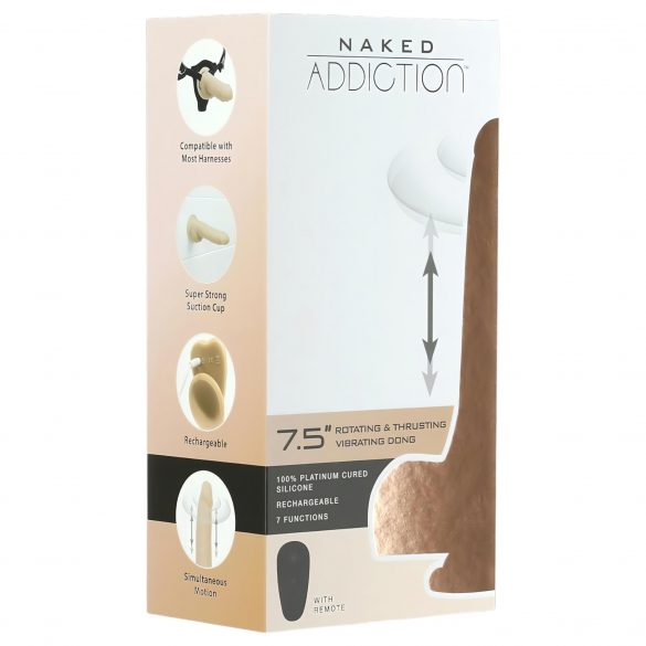 Naken Addiction Stötande 19cm - beige