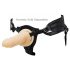 Vibrator Naked Addiction cu funcție de împingere, 19 cm - natural