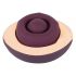 Belou - Rechargeable Rotating Vulva Massager Vibrator (Purple)