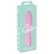 Cuties Mini 3 - oplaadbare, waterdichte, geribbelde vibrator (roze)