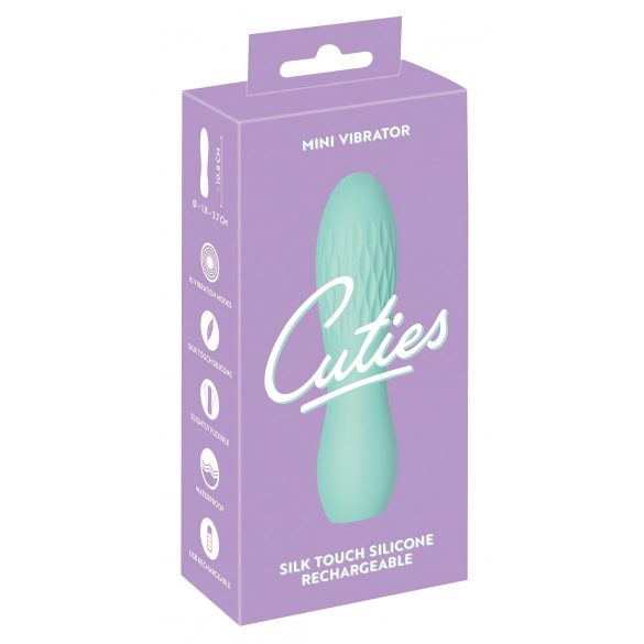 Cuties Mini 3 - Oplaadbare, Waterdichte, Geometrische Vibrator (Groen)