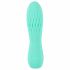 Cuties Mini 3 - Rechargeable, Waterproof, Geometric Vibrator (Green)