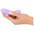 Cuties Mini 3 - Rechargeable, Waterproof, Spiral Vibrator (Purple)