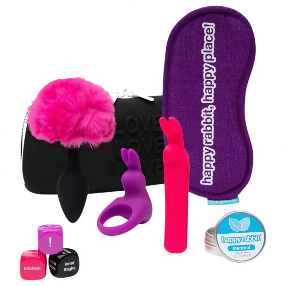 Happyrabbit Couples - uppladdningsbar vibrator set (7 delar)