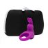 Happy Rabbit Vibrating Cock Ring with Storage Pouch (Purple)