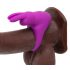 Happy Rabbit Vibrating Cock Ring with Storage Pouch (Purple)