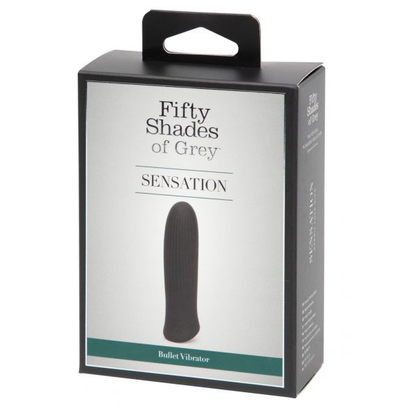 Fifty Shades of Grey Sensation Bullet - Rechargeable Vibrator (Black)