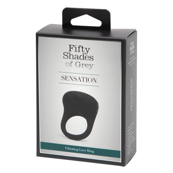 Fifty Shades of Grey Sensation - vibrierender Penisring (schwarz)