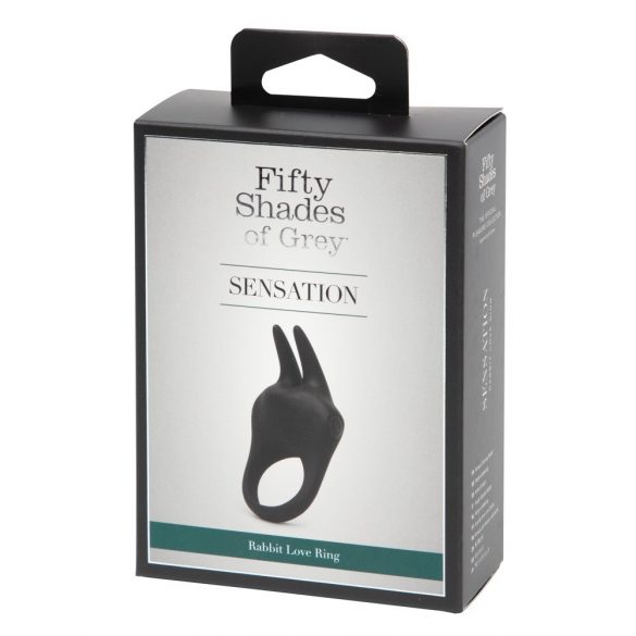 Fifty Shades of Grey - Klitorisstimulierender Penisring (Schwarz)