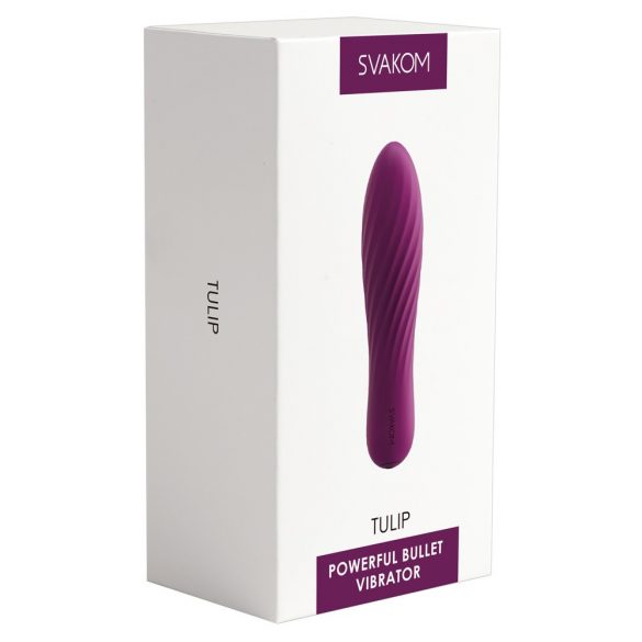 Svakom Tulip - vibromasseur rechargeable mini (violet)