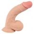 Nature Skin - Dildo ze skórą - 19 cm (naturalne)