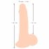 Nature Skin - dildo med hud - 19 cm (naturlig)