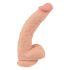 Natute Koža - dildo s kožom - 25cm (prirodna boja)