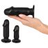 Anos Trainig Kit - analni dildo set (3 dijela) - crni