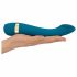 Hot 'n Cold - accuvibratie voor koeling en warmte, G-spot (turquoise)