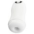 STROKER - Rechargeable Suction Vibrating Masturbator (White)