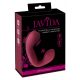 Javida Thumping - pulsirajući vibrator G-točke i klitorisa na baterije (crveni)