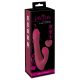 Vibrator rotativ cu radio și stimulator clitoridian Javida (roșu)