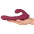 Javida - Radio-Controlled Rotating Clitoral Vibrator (Red)