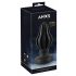 ANOS - itin lankstus, reljefuotas analinis dildo - 7 cm (juodas)