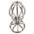 ANOS Metal Cage Steel Anal Dildo (Silver) 2.8cm