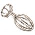 ANOS Metal (2.8cm) - Caged Steel Anal Plug (Silver)