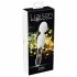 Liaison Wand - Rechargeable Silicone-Glass LED Vibrator (Transparent-White)