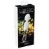 Liaison Wand - rechargeable, silicone-glass LED vibrator (translucent white)