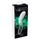 Liaison Curve - Battery Operated LED Vibrator (Transparent-White)