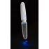 Liaison Straight - Rechargeable LED Vibrator (Translucent-White)