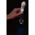 You2toys Liaison - Silikon-Glas LED Vibrator (transparent-weiß)