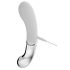 You2toys Liaison - vibromasseur en silicone et verre LED (transparent-blanc)