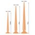 You2Toys - extra langes Anal-Dildo-Set (3-teilig) - Naturfarben