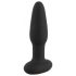 Vibrator anal rezistent la apă, cu acumulator (negru)