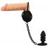 Black Velvet - Silicone Ball Cage with Anal Dildo (Black)