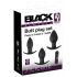 Black Velvet - Rechargeable Anal Vibrator Set - 3 Pieces (Black)