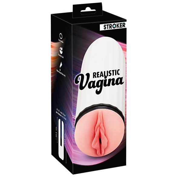 You2Toys STROKER Realistic - falošný masturbátor na kundičku (prírodný)